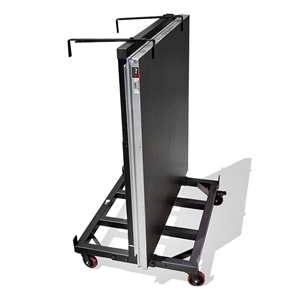 ProX Rolling Vertical Storage Cart for 4W Stage Decks ProX Direct, ProX Stage Q, portable stage, portable staging, stage transport, stage storage, dolly, stage dolly, stage cart